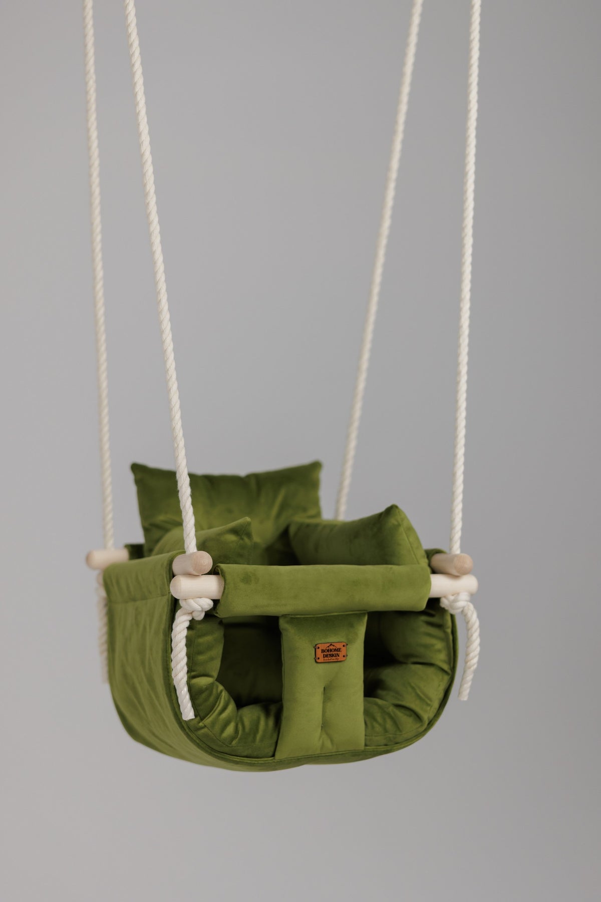 Premium Olive Green Swing - Handcrafted Swing