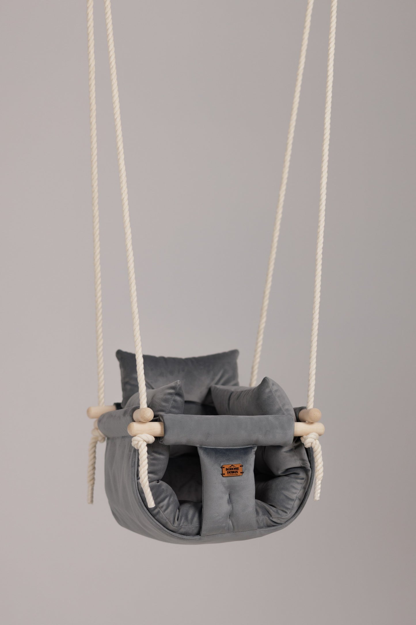 Premium Elephant Gray - Handgefertigte Schaukel