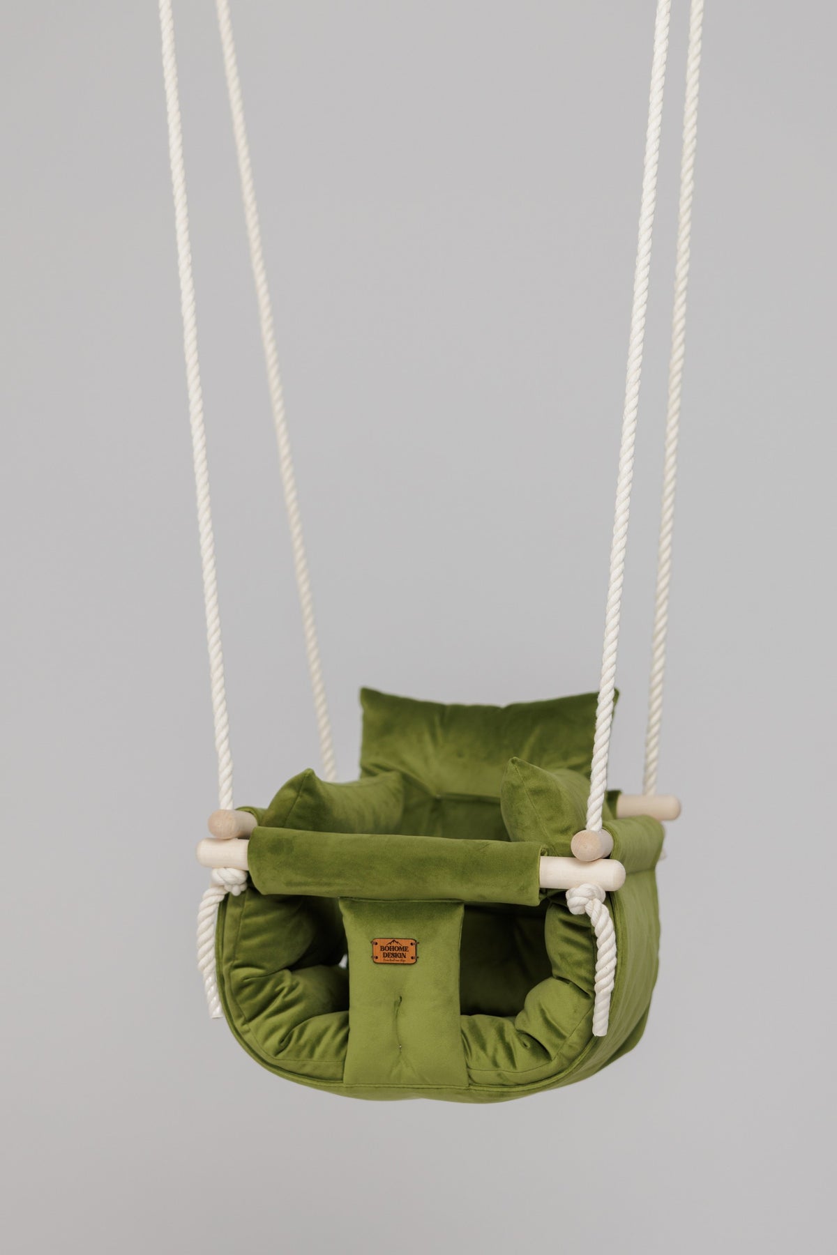 Premium Olive Green Swing - Handcrafted Swing
