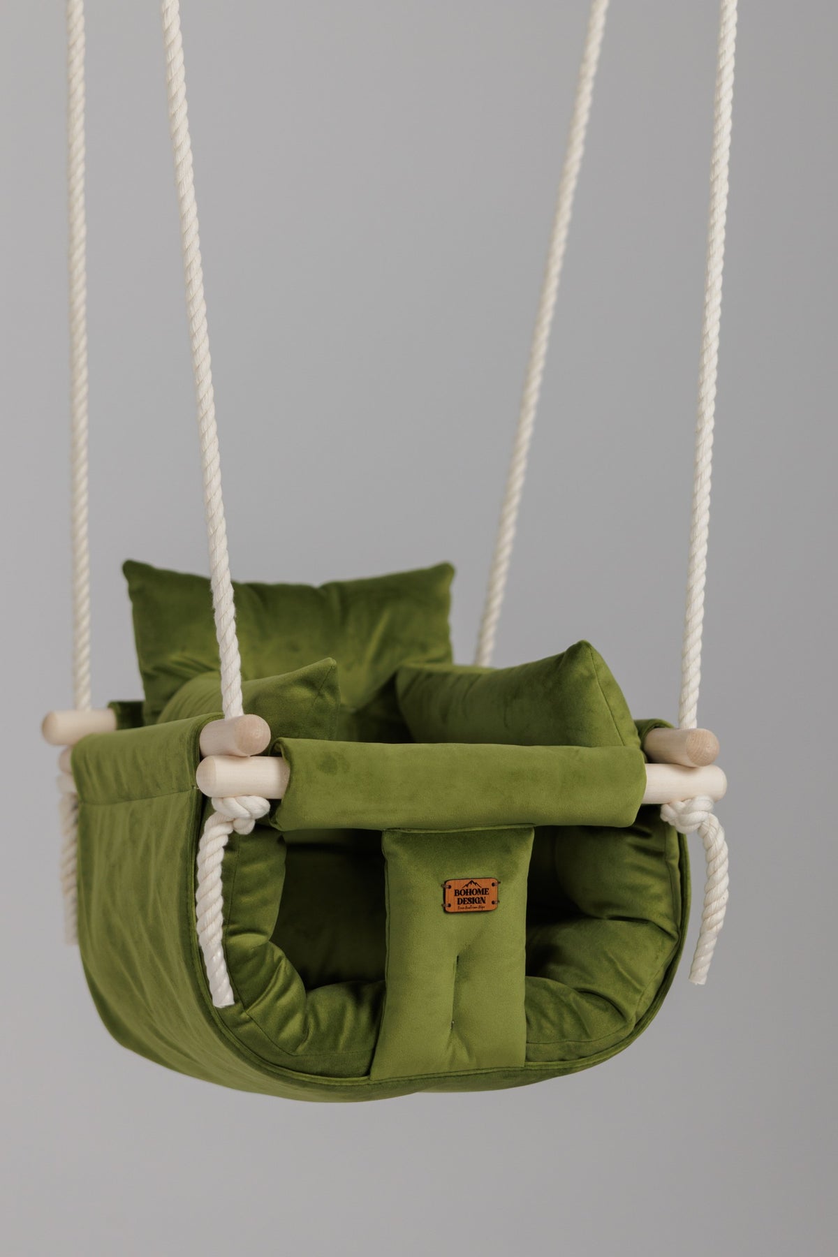 Premium Olive Green Swing - Handcrafted Swing