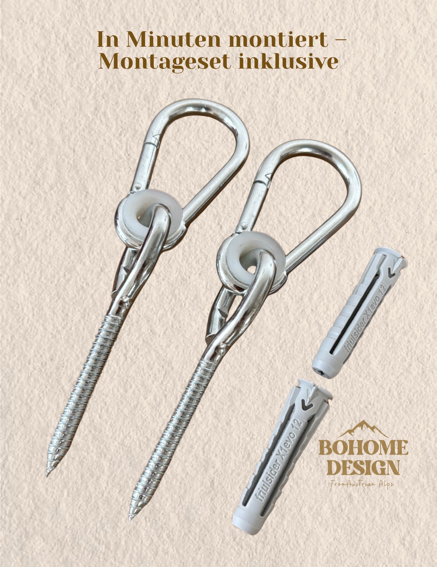 Premium Boho Schaukel - Handgefertigte Schaukel