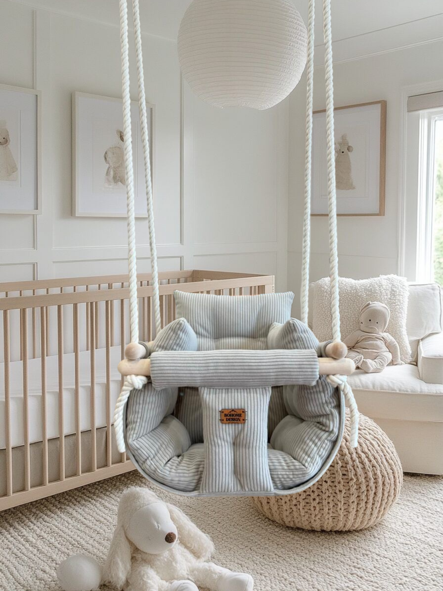 Premium Nougat Latte Swing - Handmade Swing