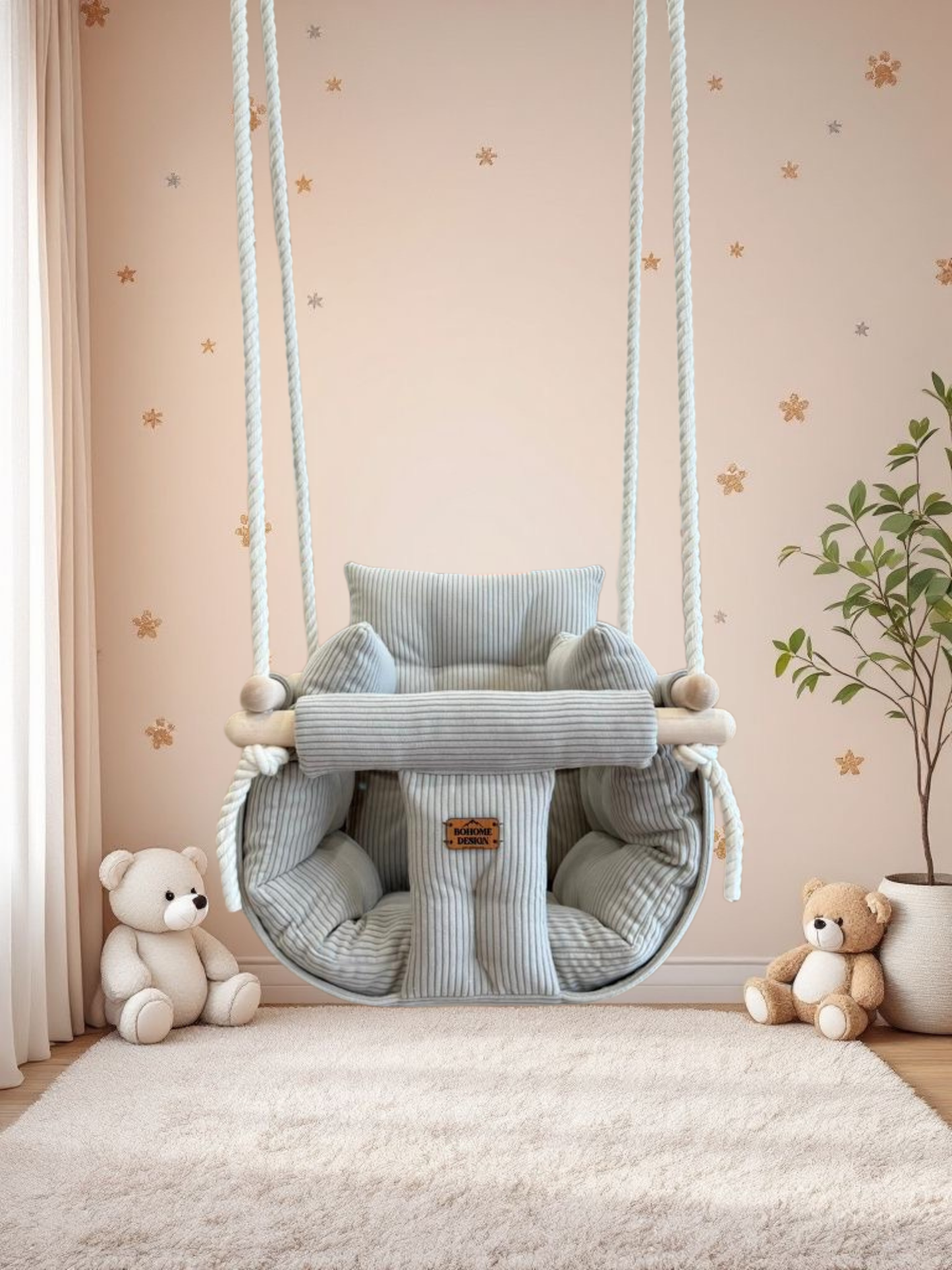 Premium Nougat Latte Swing - Handmade Swing